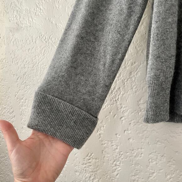 Nova Kasmir Fine 100% Cashmere Gray Long Sleeve Lightweight Sweater X Small XS - Picture 3 of 7